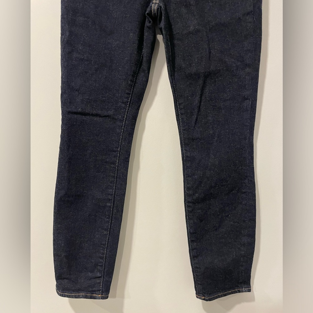 Aritzia Denim Forum Dark Blue Mid-Rise Ankle Jeans EUC - Picture 2 of 9